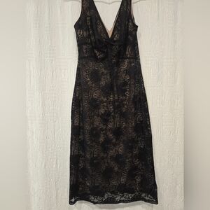 Laundry Elegant Black Lace Dress